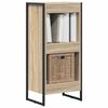 vidaXL Boekenkast Sonoma 80 x 30 x 155 cm Bewerkt hout