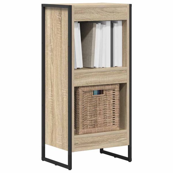 vidaXL Boekenkast Sonoma 80 x 30 x 155 cm Bewerkt hout