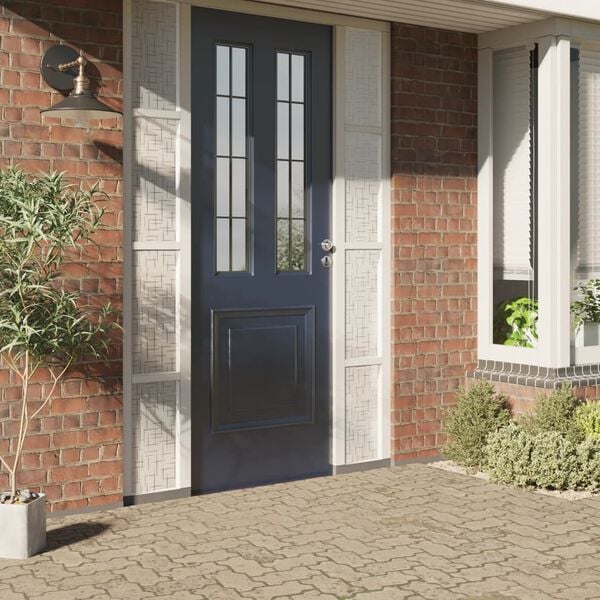 vidaXL Raamfolie sterrenpatroon mat 45x500 cm PVC