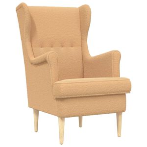 vidaXL Fauteuil Beige Stof