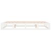 vidaXL Bedframe massief hout wit 140x200 cm
