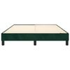 vidaXL Boxspring bed 140x190 cm fluweel donkergroen