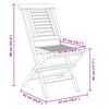 vidaXL Tuinstoelen inklapbaar 8 st 47x63x90 cm massief teakhout