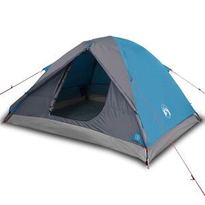 vidaXL Koepeltent 3-persoons waterdicht blauw