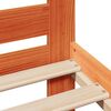 vidaXL Bedframe zonder matras massief grenenhout wasbruin 90x190 cm