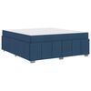 vidaXL Bedframe met matras Blauw 180 x 200 cm Stof