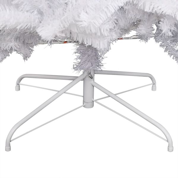 vidaXL Kunstkerstboom met scharnieren en sneeuw 270 cm