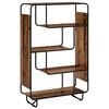 vidaXL Hoge kast Oud hout 93.5 x 37.5 x 144 cm Bewerkt hout