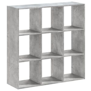 vidaXL Boekenkast 102x32x102 cm bewerkt hout betongrijs