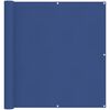 vidaXL Balkon Scherm Blauw 110 x 400 cm Oxford Stof