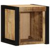vidaXL Nachtkastjes 2 st 40x35x40 cm massief ruw hout mango