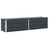 vidaXL Plantenbak Antraciet 195 x 50 x 45 cm Gegalvaniseerd staal