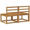 vidaXL 2 Stuk Buiten Midden Sofa Massief Acaciahout Naturel