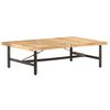 vidaXL Salontafel 142x90x42 cm massief mangohout