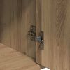 vidaXL Dressoir met lade Artisan Eiken 60 x 31 x 70 cm Bewerkt hout