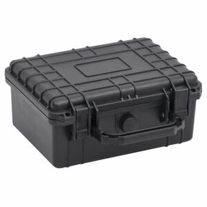 vidaXL Flightcase draagbaar 24x19x11 cm PP zwart