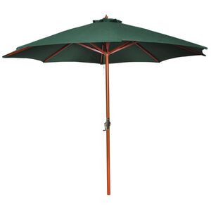 vidaXL Parasol 258 cm groen