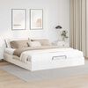 vidaXL Bedframe zonder matras 160x200 cm kunstleer wit