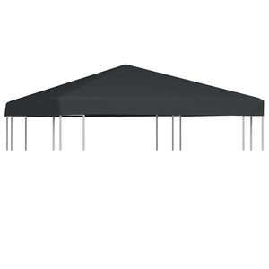 vidaXL Prieeldak 310 g/m&sup2; 3x3 m grijs