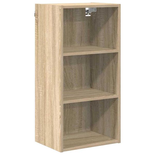 vidaXL Hangkast met opslag Sonoma Eiken 40 x 29,5 x 80 cm Bewerkt hout