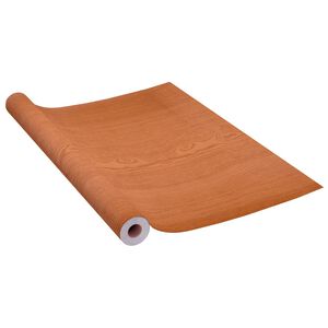 vidaXL Meubelfolie zelfklevend 500x90 cm PVC eikenkleurig