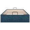 vidaXL Bedframe zonder matras 90x190 cm fluweel donkerblauw