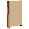 vidaXL Hoge kast 82,5x30,5x150 cm bewerkt hout oud houtkleurig