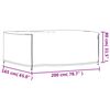 vidaXL Tuinmeubelhoes 420D 200x165x80 cm oxford zwart