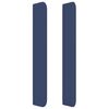 vidaXL Boxspring met matras stof blauw 100x200 cm