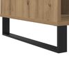 vidaXL Salontafel 90x49x45 cm bewerkt hout artisanaal eikenkleurig
