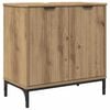 vidaXL Badkamertenk te kast Artisan Eiken 60,5 x 33,5 x 61 cm