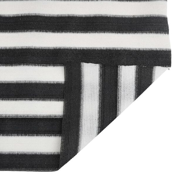 vidaXL Privacynet 75 g/m&sup2; 2x10 m HDPE antracietkleurig en wit