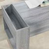 vidaXL Salontafel Grijs Sonoma 110 x 50 x 41 cm Bewerkt hout