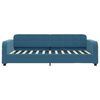 vidaXL Slaapbank met onderschuifbed 80x200 cm fluweel blauw