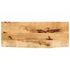 vidaXL Tafelblad met natuurlijke rand 90x40x2,5 cm massief mangohout