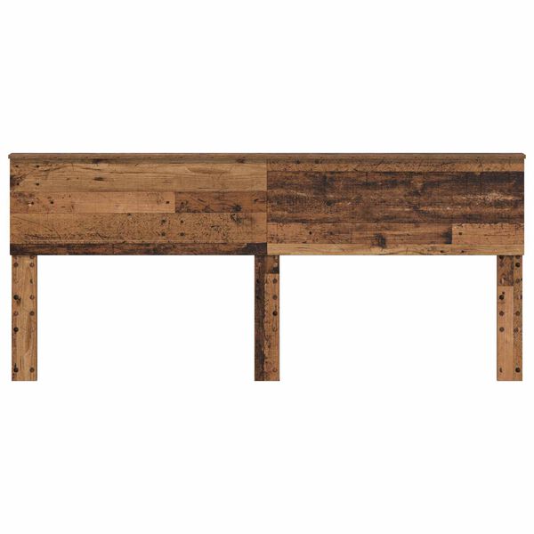 vidaXL Hoofdbord Oud Hout 200 cm Bewerkt hout