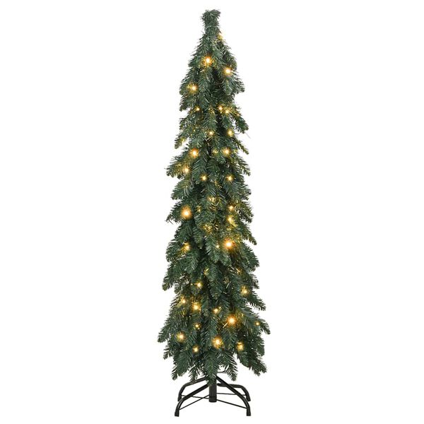 vidaXL Kunstkerstboom met verlichting 60 LED's 120 cm