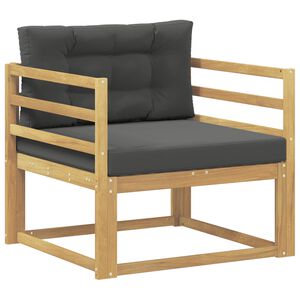 vidaXL Buiten Midden Sofa Polyester Wit