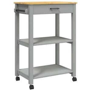 vidaXL Keukentrolley MONZA 60x40x88,5 cm massief grenenhout