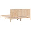 vidaXL Bedframe extra lang zonder matras massief hout 200x210 cm