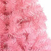 vidaXL Kerstboom met 150 LED met standaard Roze 120 cm PVC