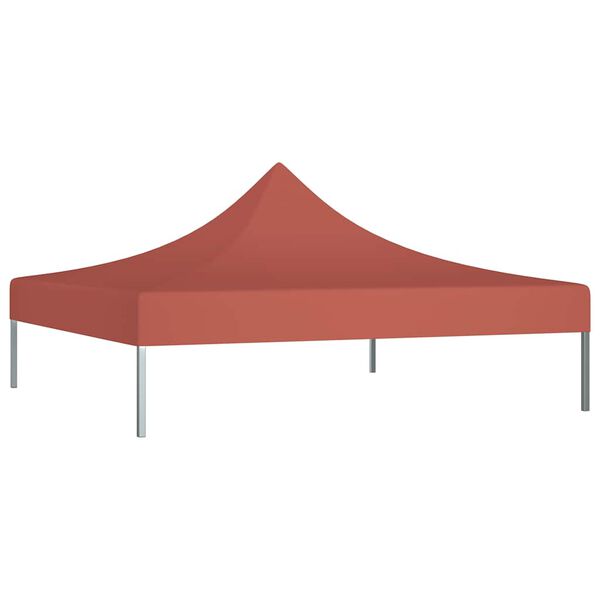 vidaXL Partytentdak 270 g/m&sup2; 2x2 m terracotta