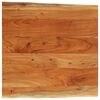 vidaXL Tafelblad vierkant natuurlijke rand 80x80x3,8 cm acaciahout