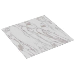 vidaXL Zelfklevende Vloerplanken Wit en Bruin 30,5 x 30,5 cm 20 st PVC