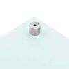vidaXL Keuken Achterwand 2 pcs Wit 90 x 40 cm gehard glas