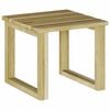 vidaXL Tafel 3 pcs Naturel Ge&iuml;mpregneerd grenenhout