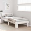 vidaXL Bedframe met hoofdeinde Wit 80 x 200 cm Massief grenenhout