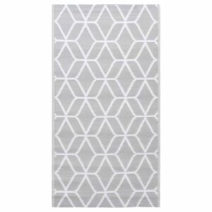 vidaXL Buitenkleed ARAKIL 120x180 cm PP grijs