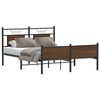 vidaXL Bedframe zonder matras bewerkt hout bruin eikenkleur 140x200 cm