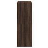 vidaXL Hoge kast met deuren 68x37x109 cm bewerkt hout bruin eikenkleur